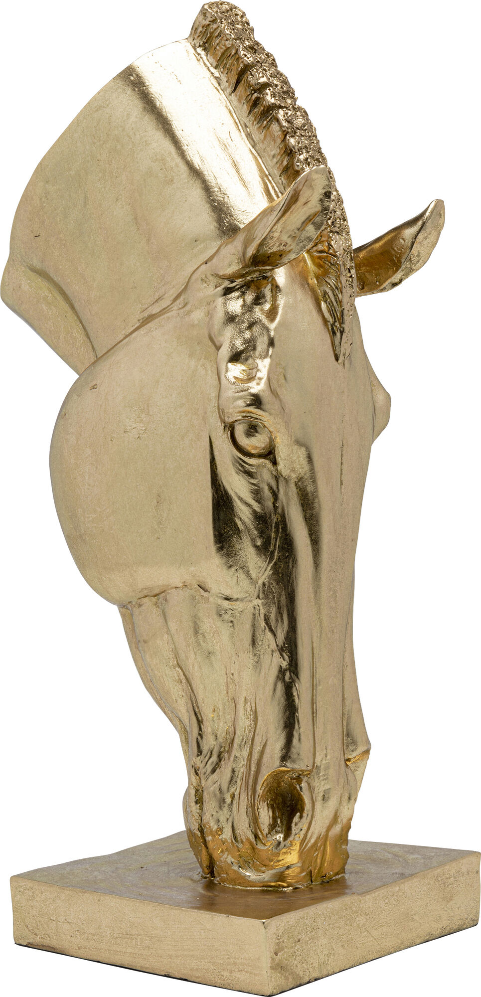 Figurka dekoracyjna Horse Face 30x57 cm złota – grafika-1.