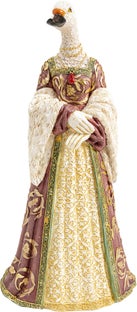 Figura deco Bird Lady Duck blanco 31cm – Imagen-1.