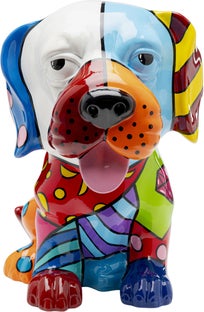 Figurina decorativa Dog Patchwork 35cm – imagine-1.