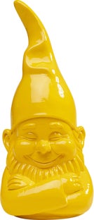Figurka dekoracyjna krasnal żółty 10x21 cm – obraz-1