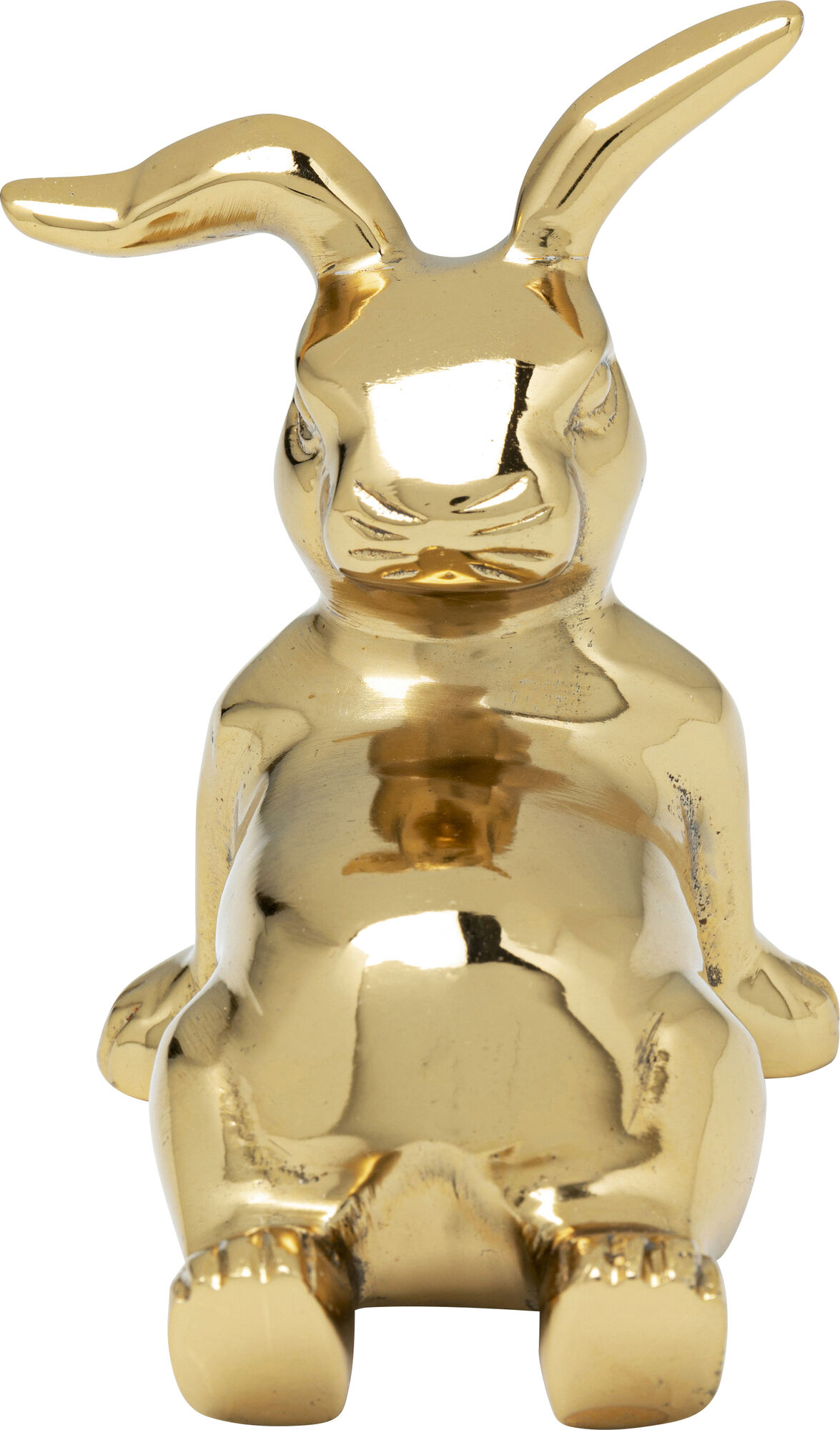 Figurina decorativa aurie Chill Out Bunny 8x10 cm – imagine-1.