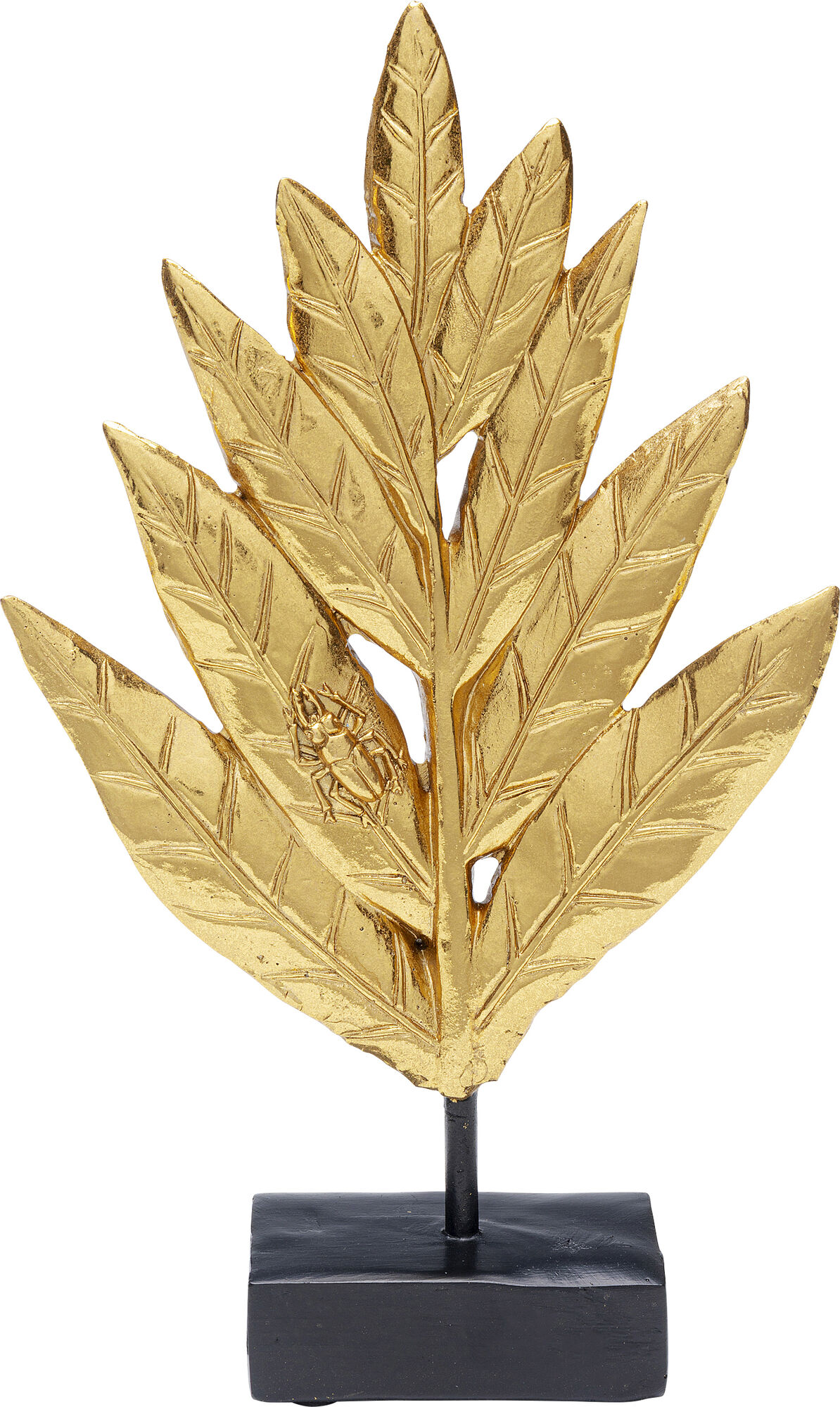 Dekoracija Leaves Gold 15,2cm – paveikslėlis-1.