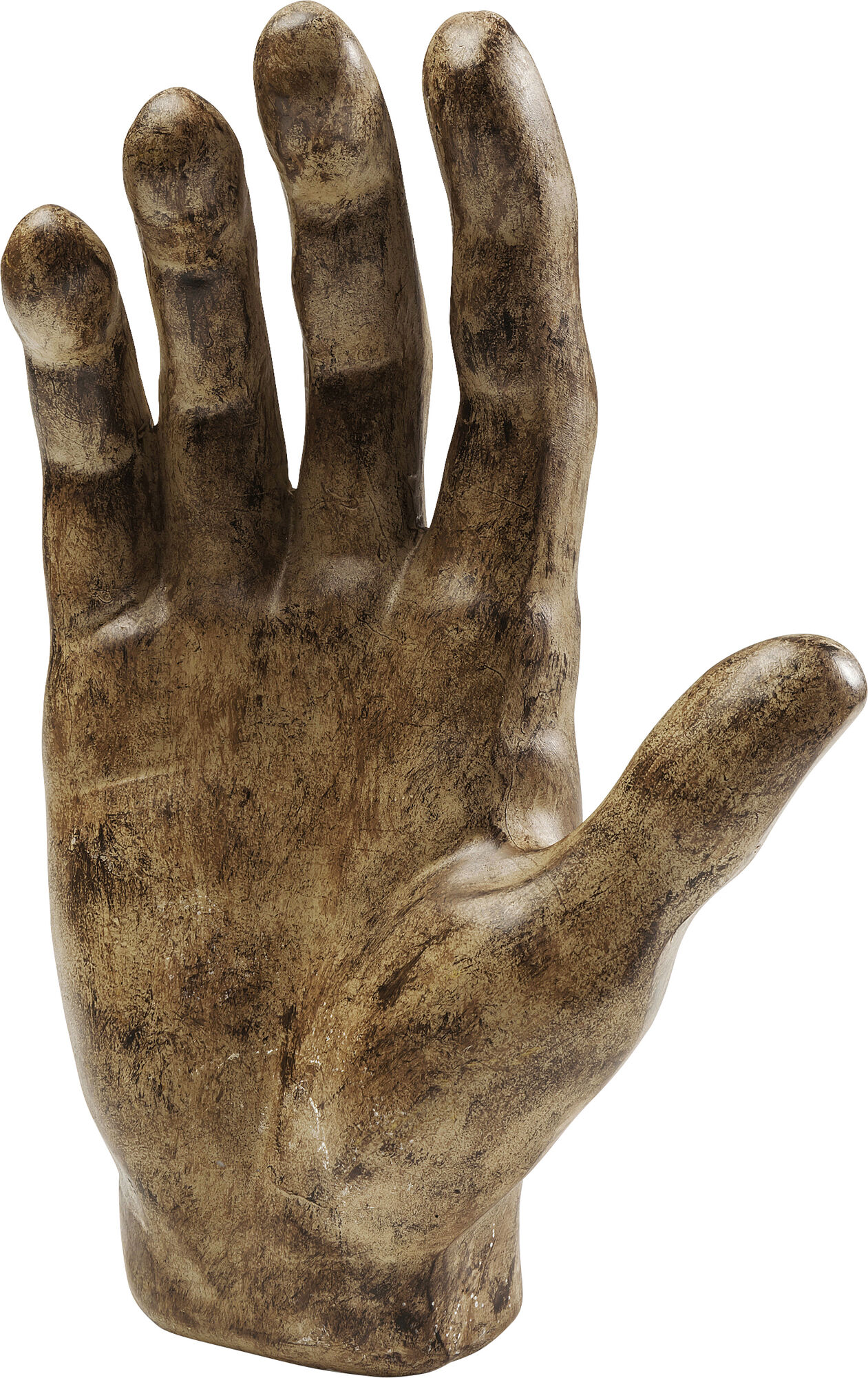 Figurka dekoracyjna brązowa dłoń 23x12 cm – obraz-1
