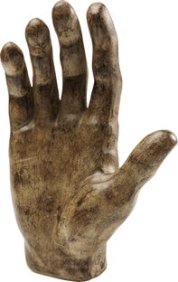 Figurka dekoracyjna brązowa dłoń 23x12 cm – obraz-1