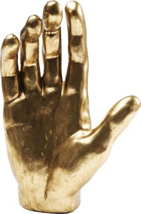 Skulptur Mano - Hand i Guldfinish – bild-1.