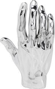 Objeto deco Mano Diamond Ring plata – Imagen-1.