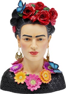 Figurka dekoracyjna kolorowa muza 31x21 cm – obraz-1