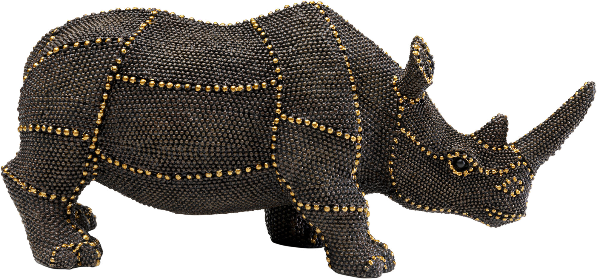 Figura Deco Rhino Rivets Pearls 26cm – Imagen-1.