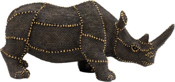 Figurka dekoracyjna na komodę nosorożec 26 cm – obraz-1