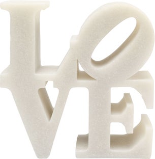 Figurka dekoracyjna napis Love 19x19 cm – obraz-1