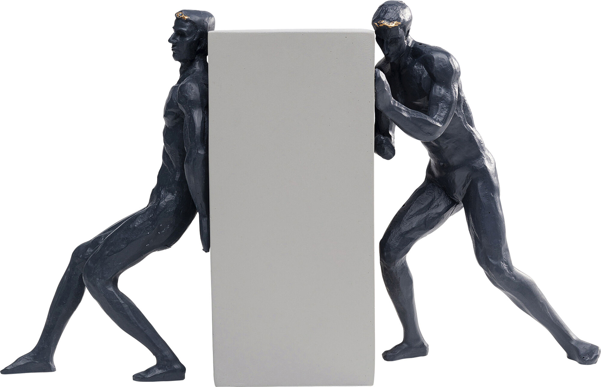 Figurka dekoracyjna czarna 38x10 cm – obraz-1