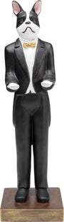 Figurina decorativa Butler Dog Alfred 49 cm  – imagine-1.