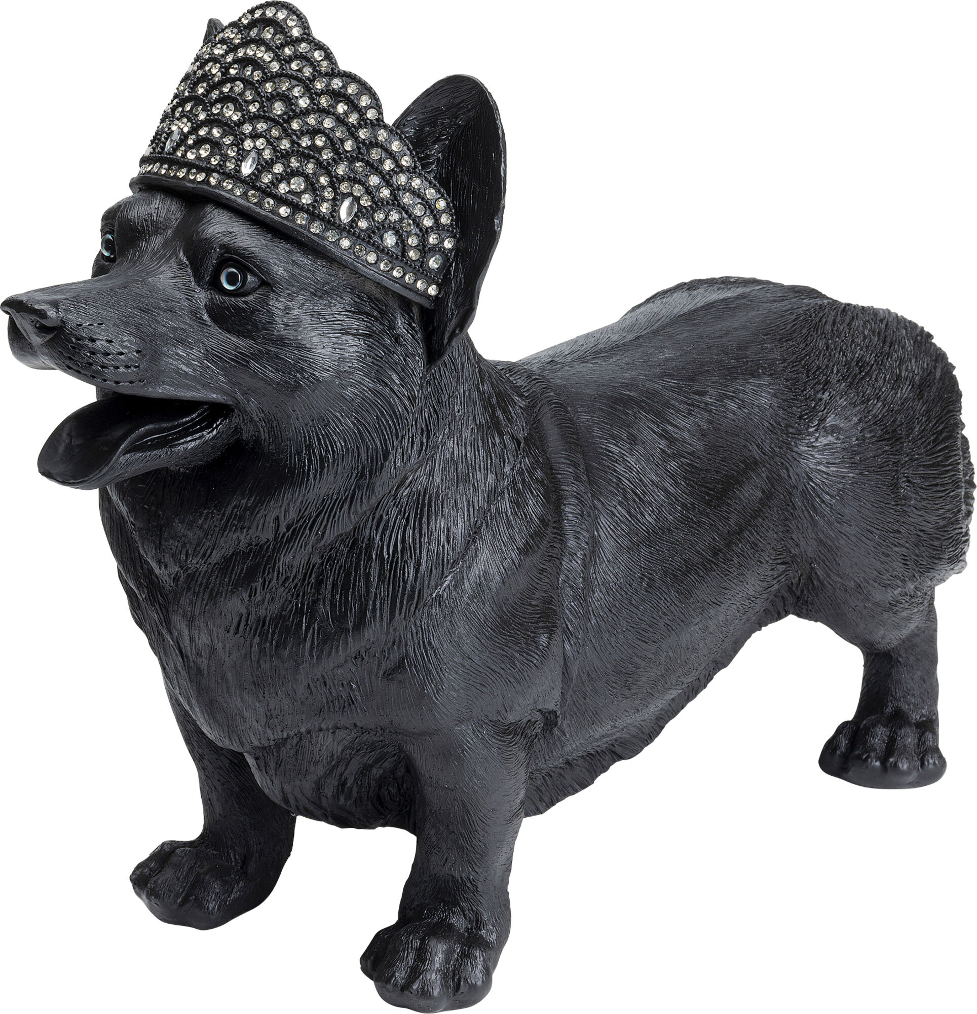 Dekoratyvinė skulptūrėlė Royal Standing Corgi Black – paveikslėlis-1.