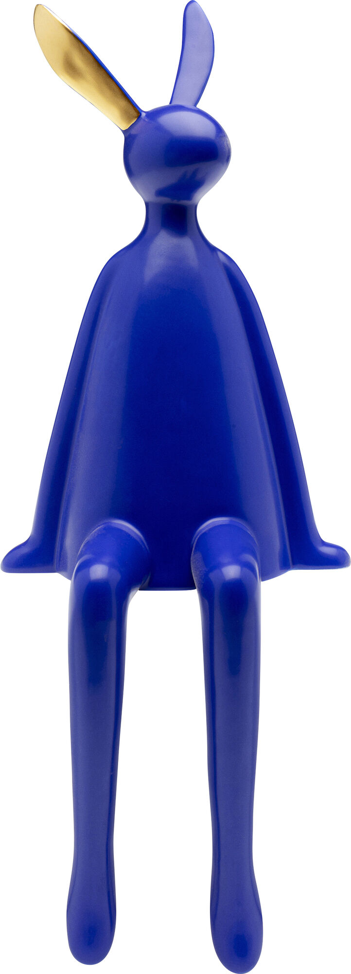 Figura deco Sitting Rabbit azul 35cm – Imagen-1.