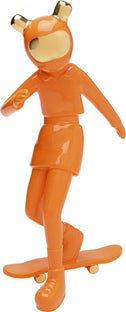 Figura deco Skating Astronaut naranja – Imagen-1.