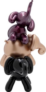 Figura deco Balloon Twisted Elephants 32cm – Imagen-1.
