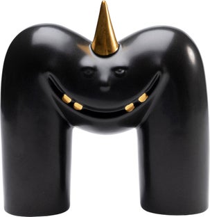 Fekete Funny Teeth Dekorációs Figura 15cm – kép-1.