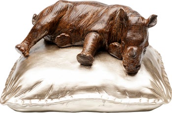 Ukrasna figura Sleeping Rhino 37cm – slika-1.