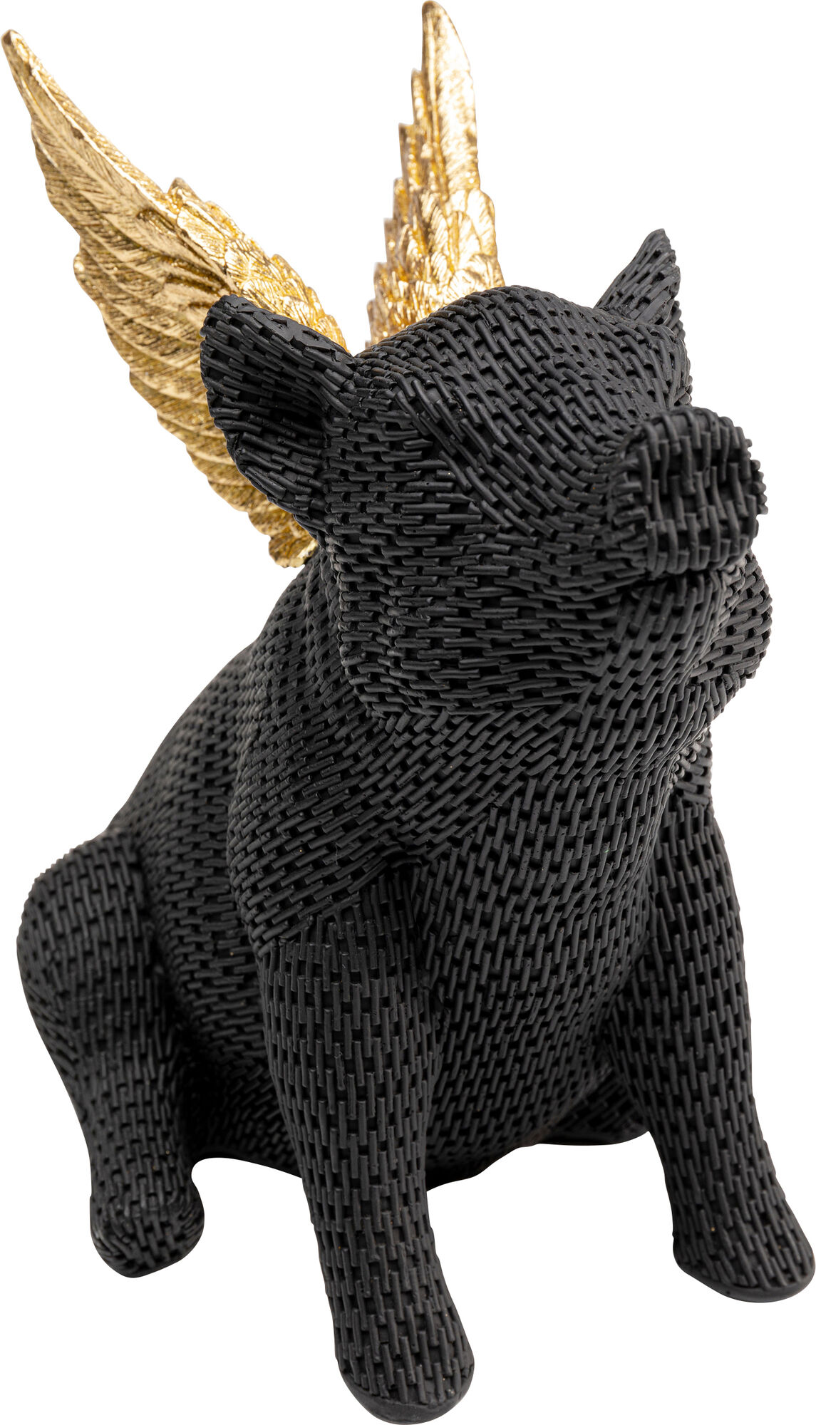 Figura deco Angel Pig negro 20cm – Imagen-1.