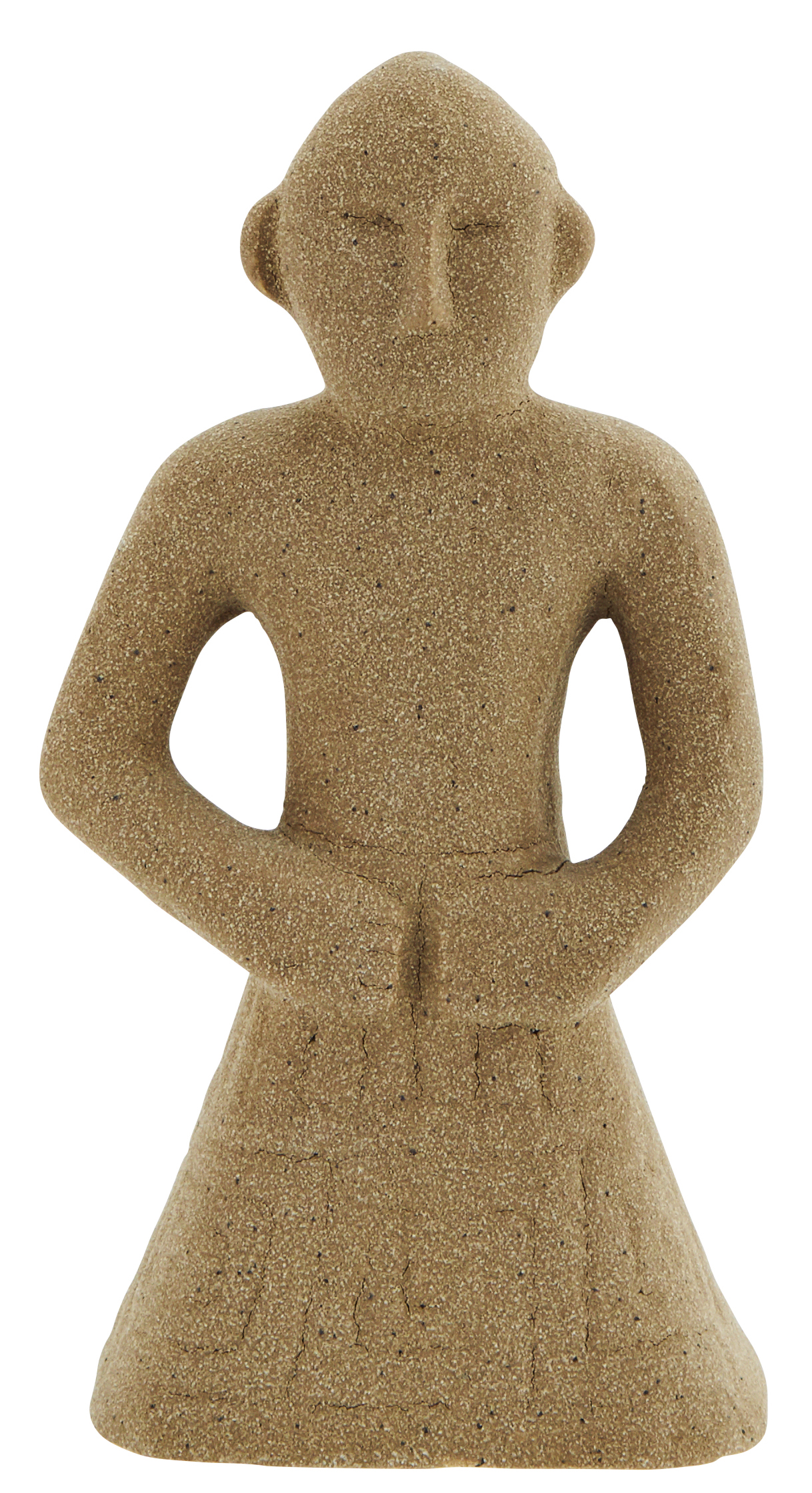 Figurka dekoracyjna Talisman 15 cm beżowa – obraz-1