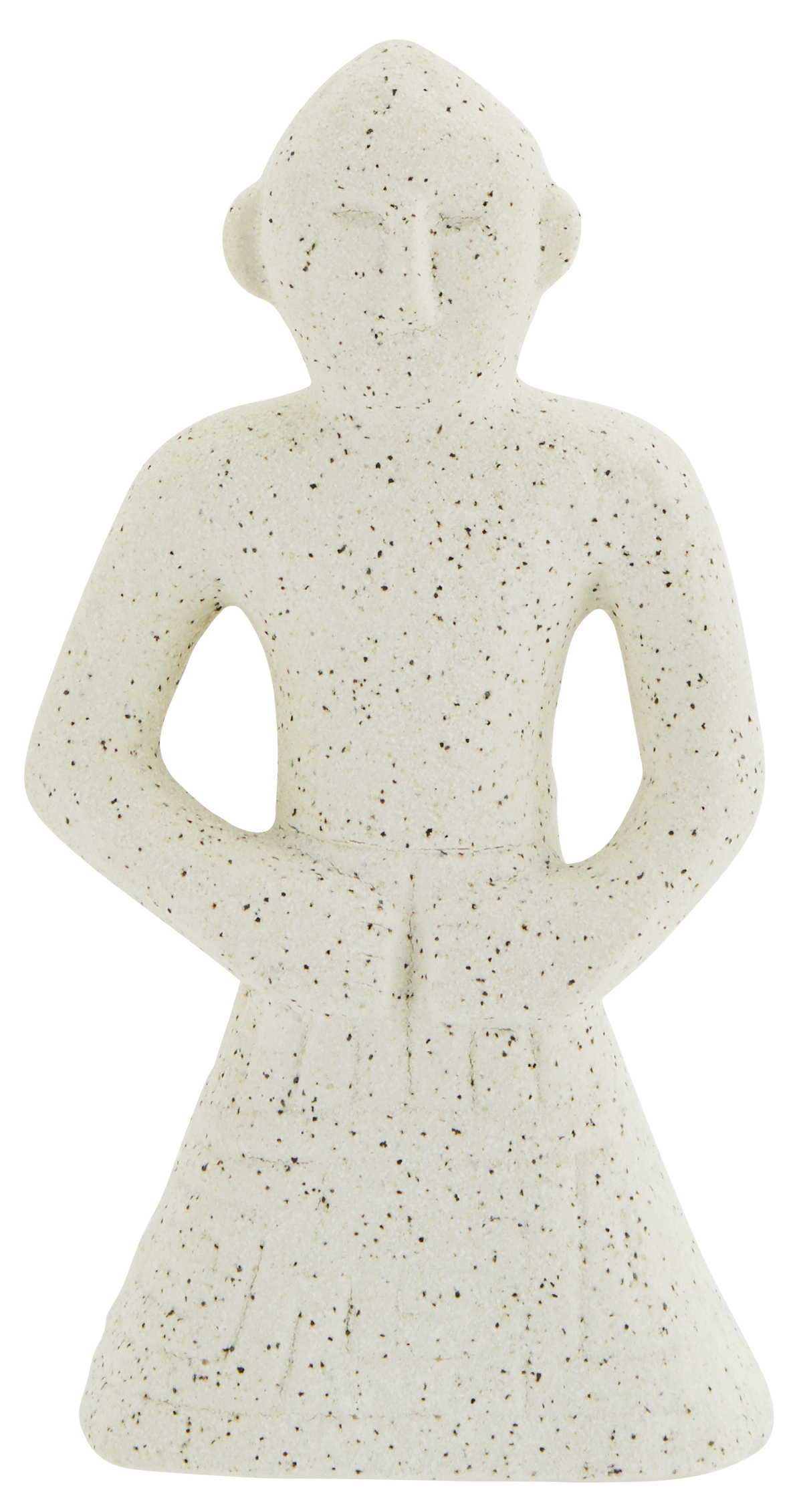 Figurka dekoracyjna Talisman 15 cm biała – obraz-1