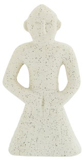 Figurka dekoracyjna Talisman 15 cm biała – obraz-1