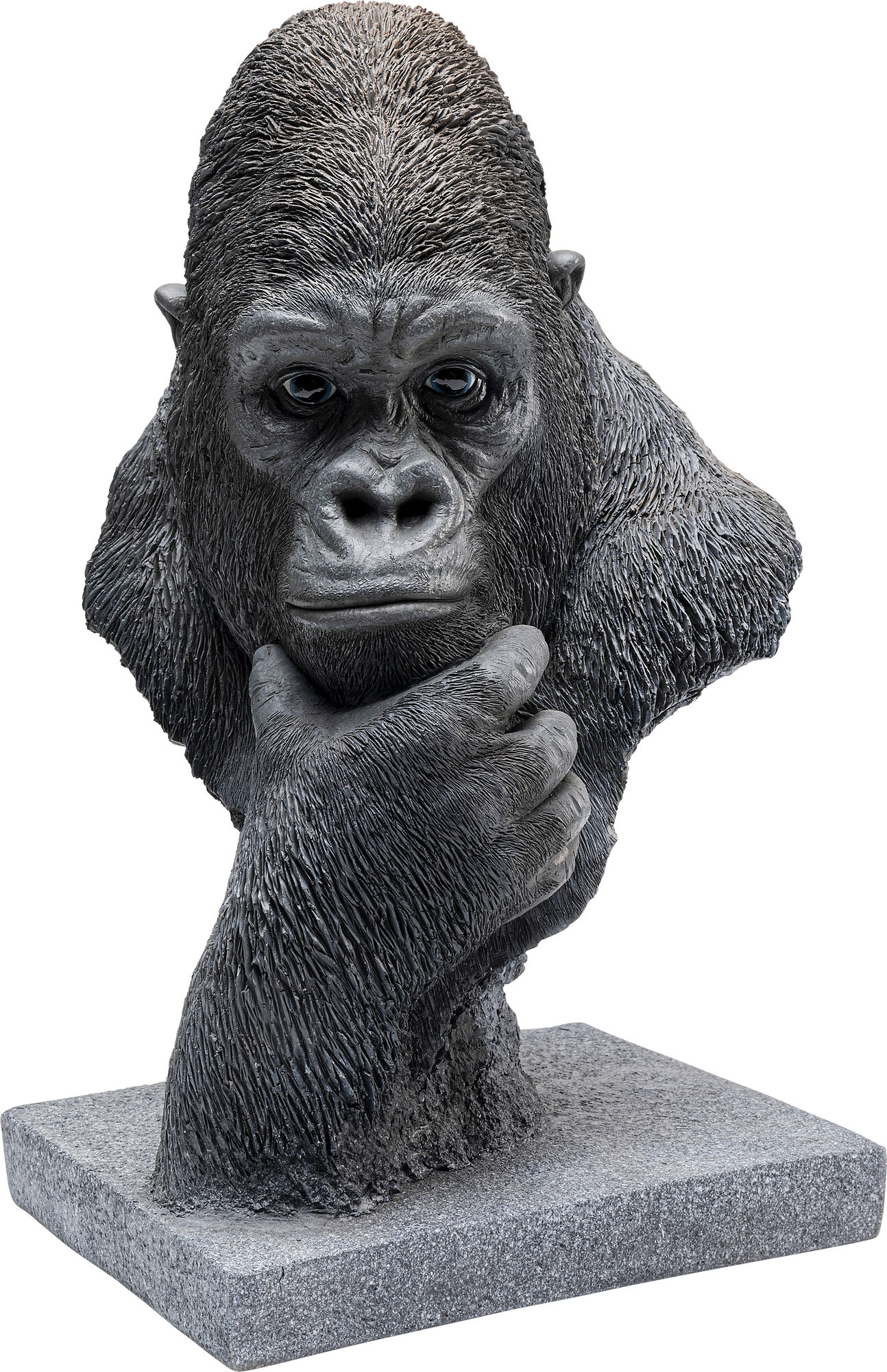 Oggetto decorativo Thinking Gorilla Head 49cm – immagine-1.