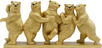 Tipsy Dancing Bears karhut koriste-esine 14cm – kuva-1.