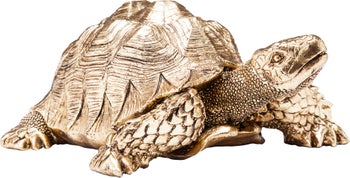 Figura decorativa Turtle oro peq. – Imagen-1.
