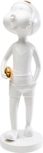 Ukrasna figura Ball Girl bela 41cm – slika-1.