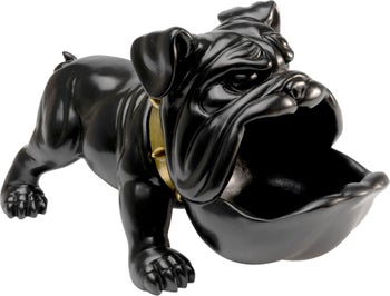 Deco Figurine Hungry Dog Black 37cm – billede-1.