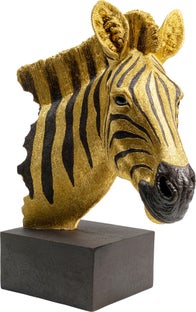 Figurka dekoracyjna Zebra 35x46 cm złota – grafika-1.