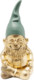 Figurina decorativa Zwerg Sitting Auriu Verde19cm – imagine-1.