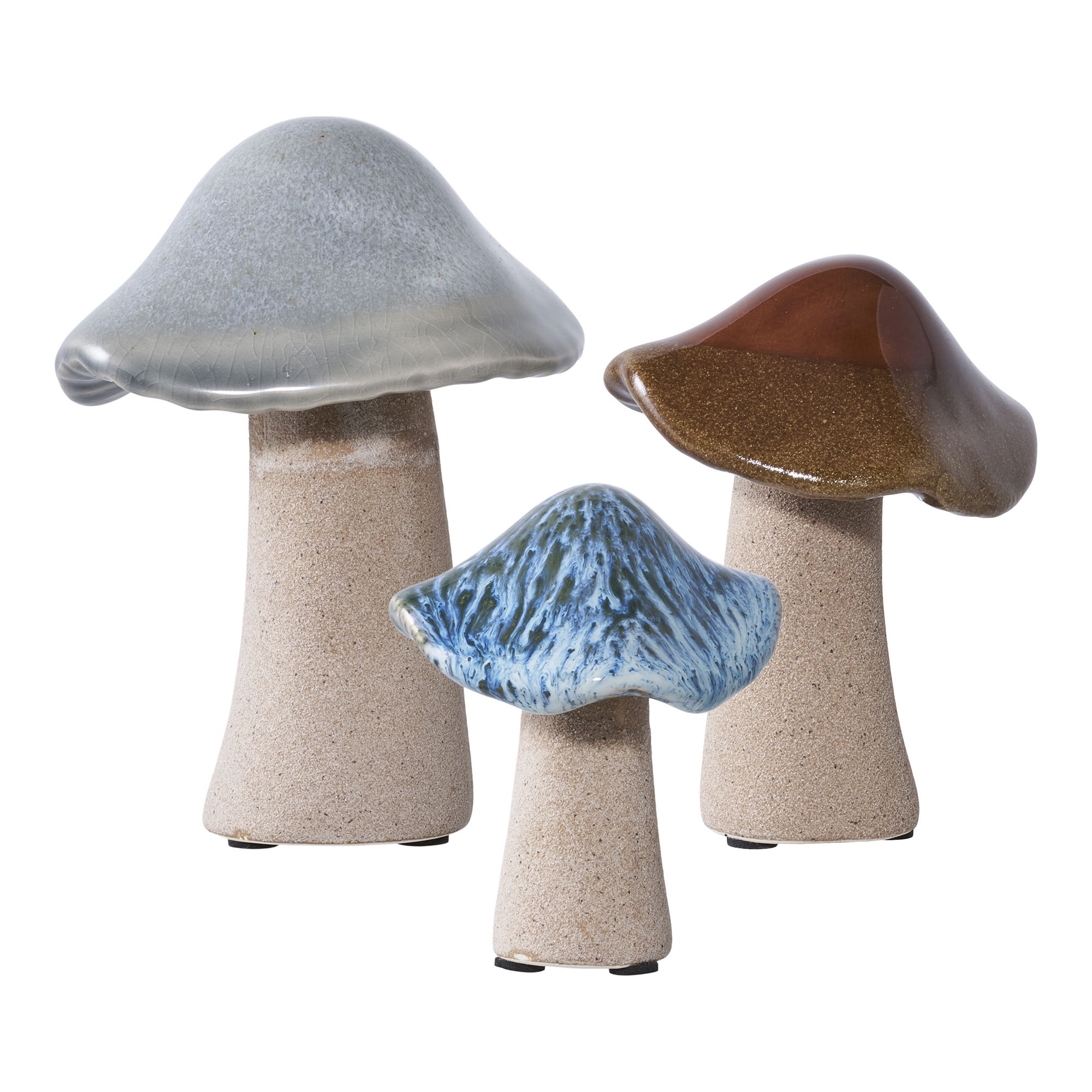 Figurki dekoracyjne Mushrooms 3-set – grafika-1.