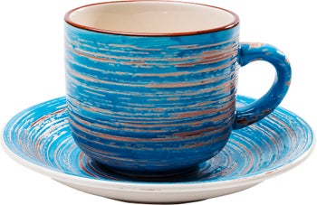 Kavos puodelis Swirl Blue (2/Set) – paveikslėlis-1.