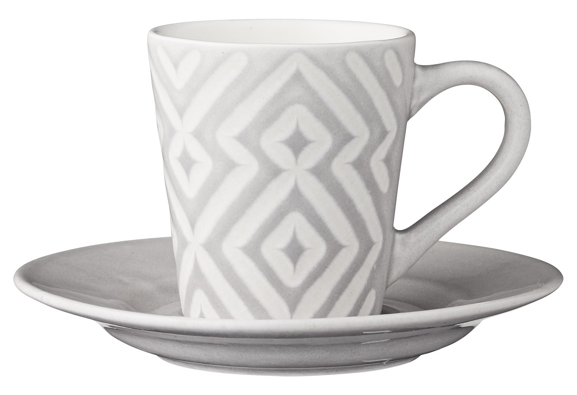 Filiżanka ceramiczna do espresso szara 75 ml – obraz-1