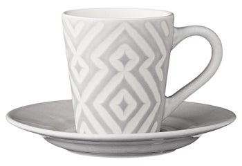 Filiżanka ceramiczna do espresso szara 75 ml – obraz-1