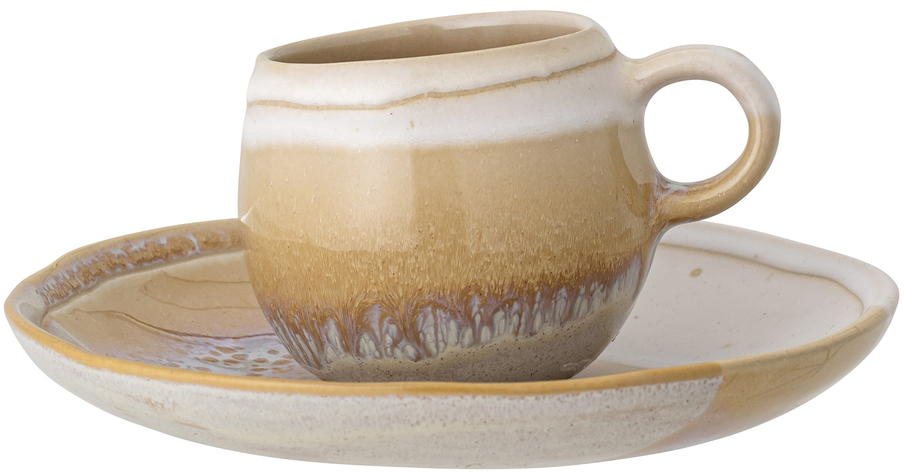 Filiżanka do espresso ze spodkiem April 100 ml kolorowa – obraz-1