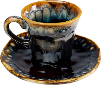 Espresso puodelis Lio Dark Blue (2-jų dalių kompl.) – paveikslėlis-1.