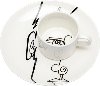 Kaffekopp Viso Uomo (2 Delar) – bild-1.