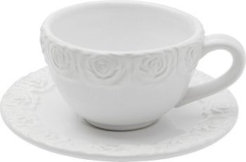 Чаша за кафе с чинийка Rosa – изображение-1.