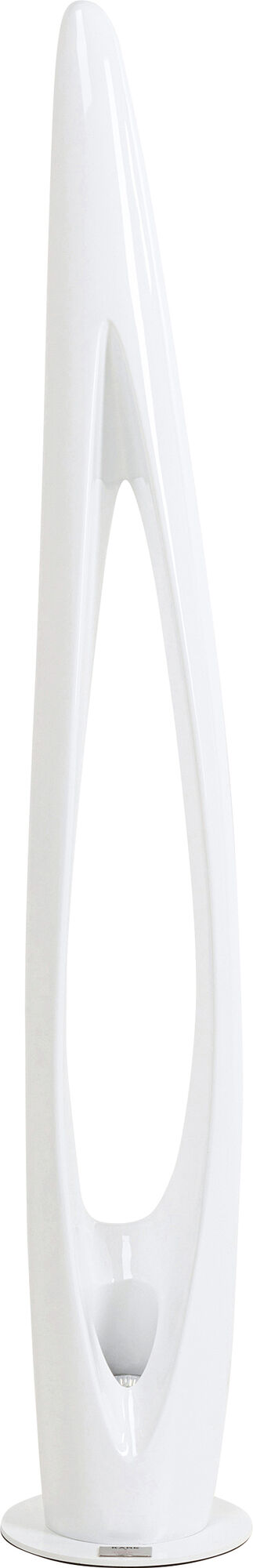 Lampa podłogowa Flow Flame biała 132cm – obraz-1