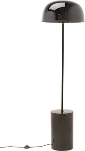 Lampa podłogowa Loungy czarna 160cm – obraz-1