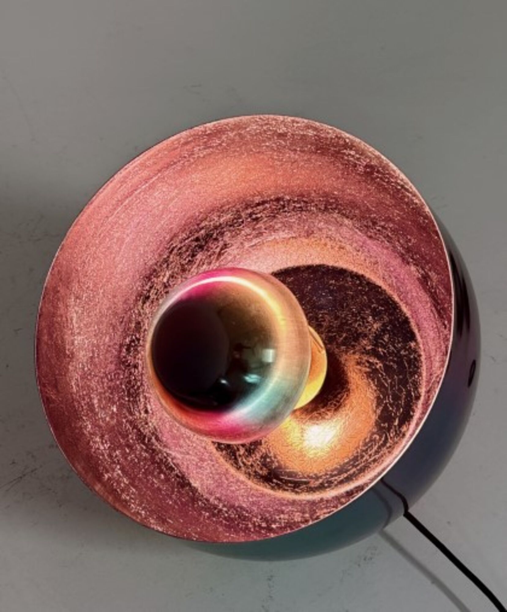 Lampa Podłogowa Rainbow Różowa Ø51cm – obraz-1