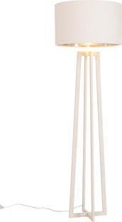 Lampa podłogowa Timon greige 160cm – obraz-1