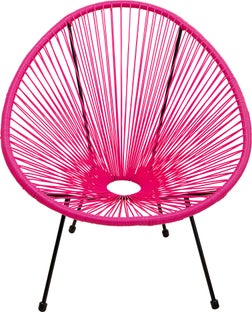 Sillón Acapulco rosa – Imagen-1.