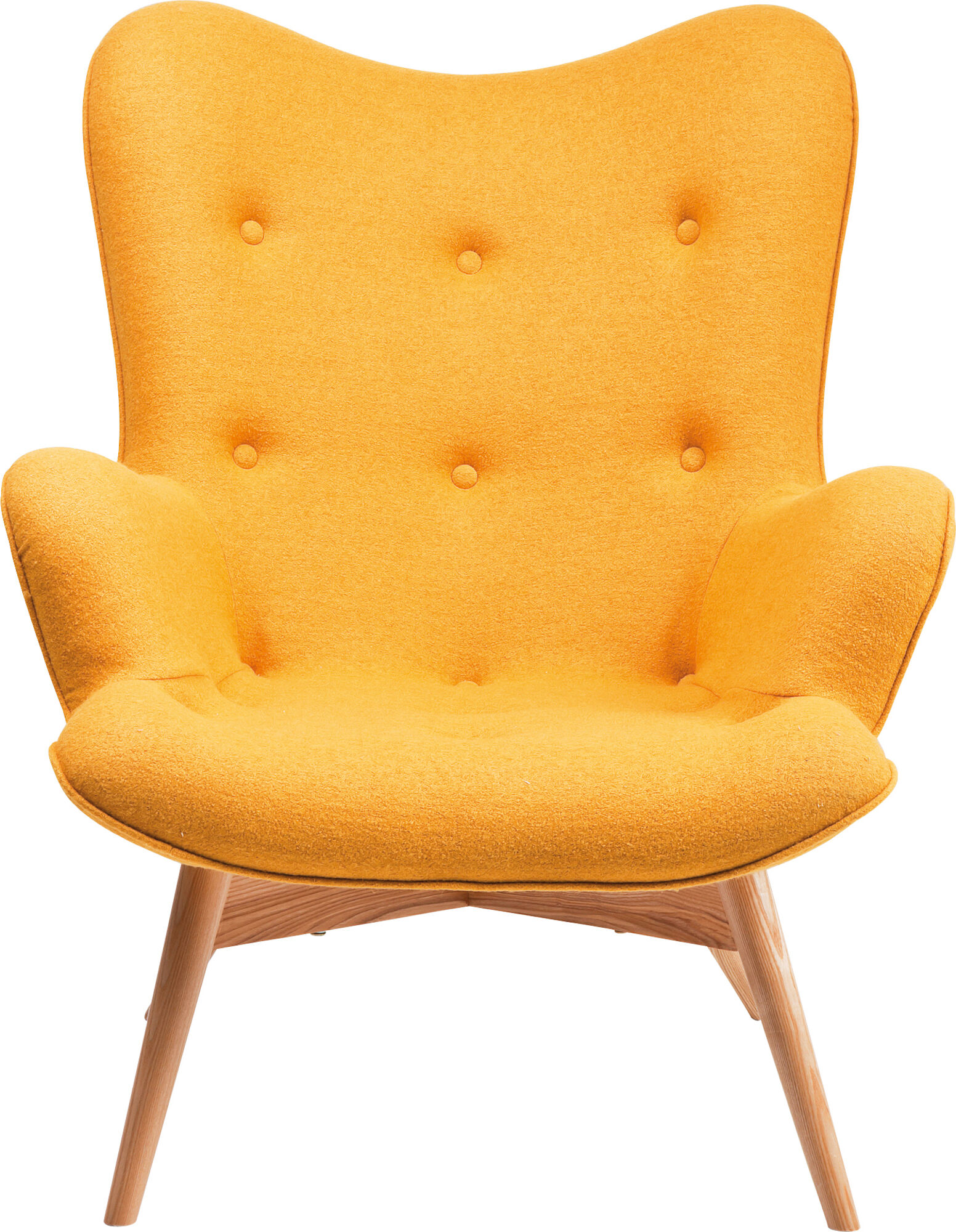 Fotel Angels Wings 79x93 cm żółta tkanina – grafika-1.