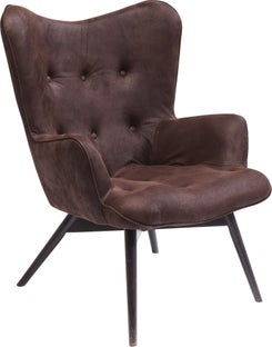 Fotel Angels Wings Eco 73x94 cm ciemnobrązowy ekoskóra – grafika-1.