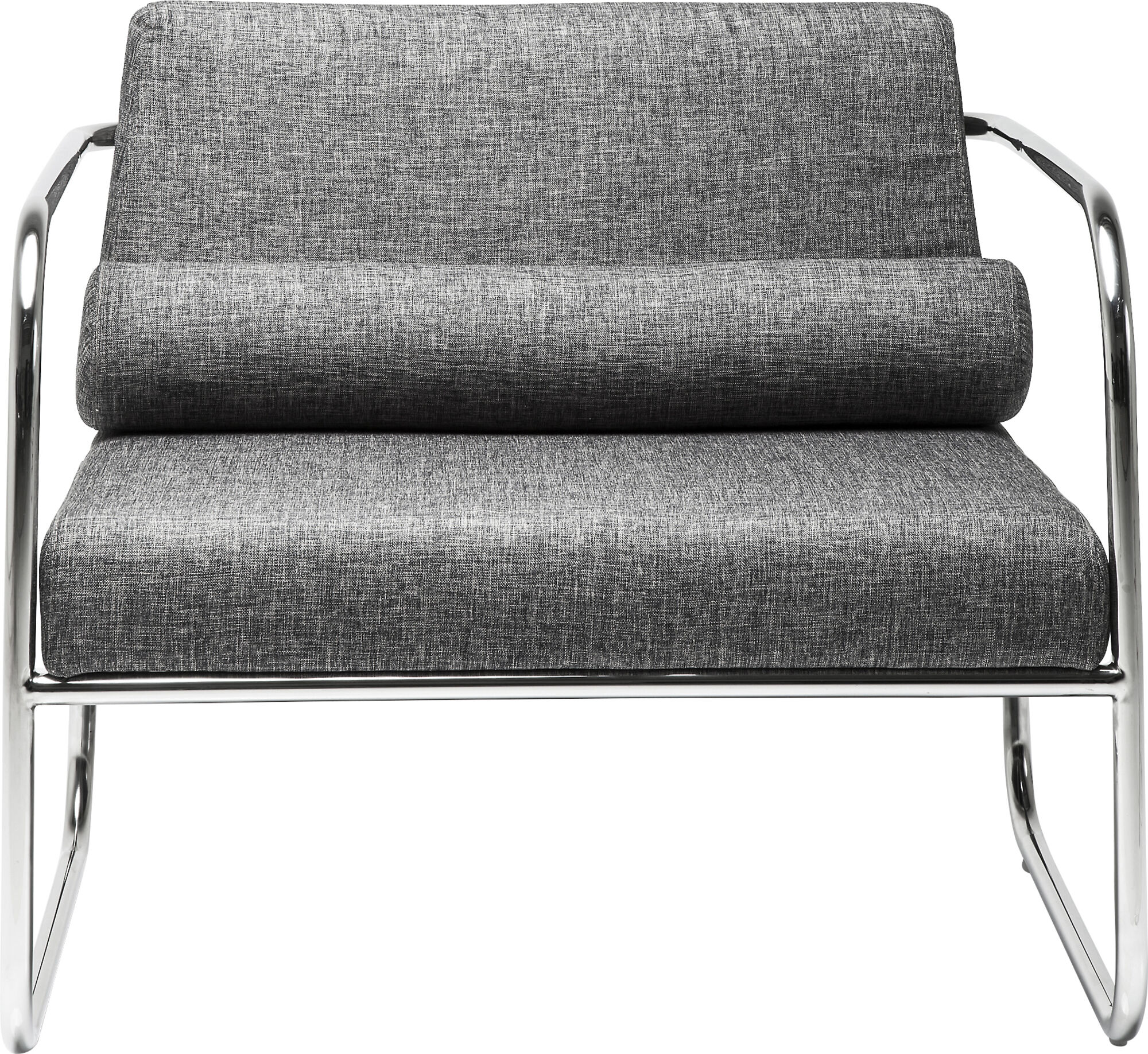 Fotel Brentwood 70x68 cm szary – obraz-1