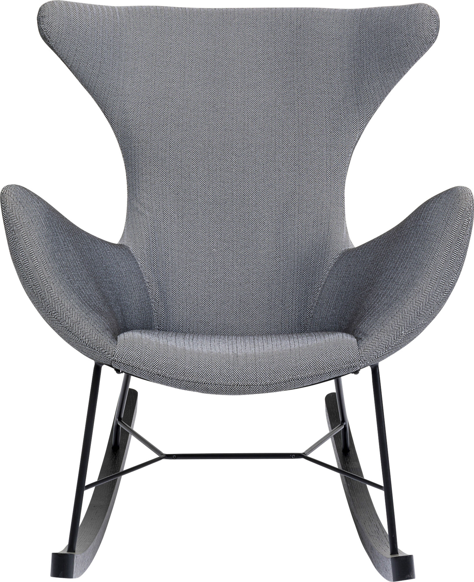 Fotel bujany Balance 97x98 cm szary – grafika-1.